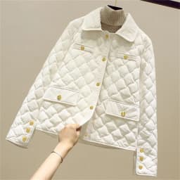 Xiaoxiangfeng Cotton Jacket Women's 2025 New Style Autumn And Winter Western Style Warm Down Cotton Jacket Cotton Coat Trendy