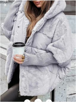 2026 Autumn Winter Women's Loose New Splicing Down Cotton Jacket Parka Loose Warm Fashion Jackets Coat Fashionable Streetwear