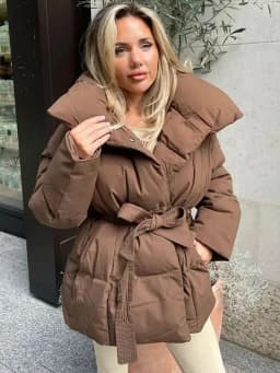 Warm Parkas Women Long Coats 2025 Autumn Winter Khaki Black Long Sleeve Coat Khaki High Waist Casual Elegant Y2k Jackets Thick