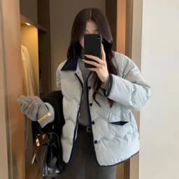 Parkas Women 2024 Autumn New Fashion Loose Casual Winter Puffer Padded Coat Female Large Size Lightweight Short Down Cotton Jack