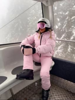 Winter Warm Hooded Ski Wear Suits For Women Windproof Waterproof Park Coat High Waist Warm Pants 2026 New Lady Snow Sportwears