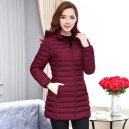 Women Cotton Padded Detachable Hooded Jacket 6XL Winter Warm Coat Loose Medium long Parkas Outwear Female Casual Jackets Tops