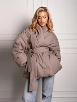 Lace Up Cotton Woman Winter Coats Casual V-neck Long Sleeve Pocket Female Jacket 2026 Chic Lady Daily New Outerwear Tops