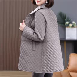 2026New Spring Autumn Retro Comfort Versatile Rhombic lattice Ligh Cotton Loose Women Parkas Down Cotton Jacket Warm Coat Female