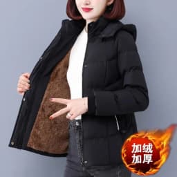 Plus Velvet Padded Cotton-Padded Jacket Women's Autumn And Winter 2023 New Overcoat Korean Fashion Casual Warm Women's Coat Top
