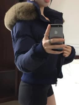 Retro Korean Design Detachable Hooded Cotton Jacket Women's Slim Fit Winter New Style Small Size Cotton Coat
