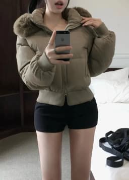 Retro Korean Design Detachable Hooded Cotton Jacket Women's Slim Fit Winter New Style Small Size Cotton Coat