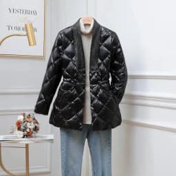 Korean 2025 Women Down Cotton Jacket Autumn Winter New Lingge Cotton Coat Female V-neck Waist Retraction Cotton Padded Parkas