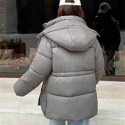 2025 New Streetwear Winter Parkas Women Down Cotton-padded Jacket Loose Hooded Coats Student Outerwear Thicken Warm Overcoat