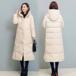 Winter Long Coat Women's 2025 Fashion New Thicken Cotton padded Warm Snow Outerwear Loose Female Windproof Hooded Jacket Parkas