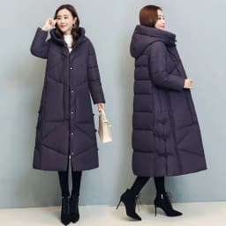Winter Long Coat Women's 2025 Fashion New Thicken Cotton padded Warm Snow Outerwear Loose Female Windproof Hooded Jacket Parkas