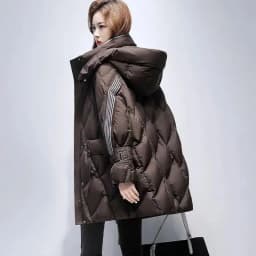 New Autumn Winter Warm Women's Down Cotton Coat Long Thick Padded Jacket Female Detachable Hooded Parker Cotton Clothes