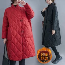 New 2023 Winter Women Long Jacket Femmes Quilted Warm Lightweight Down Cotton Coat Loose Oversize Parkas Padded Female Outerwear