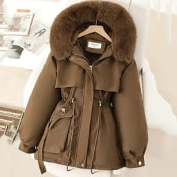Winter Parkas Jacket Women New Fashion Korean Loose Hooded Thick Warm Casual Cotton Padded Coat Female Overcoat Casual Lady Tops