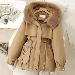 Winter Parkas Jacket Women New Fashion Korean Loose Hooded Thick Warm Casual Cotton Padded Coat Female Overcoat Casual Lady Tops