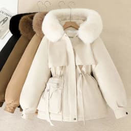 Winter Parkas Jacket Women New Fashion Korean Loose Hooded Thick Warm Casual Cotton Padded Coat Female Overcoat Casual Lady Tops