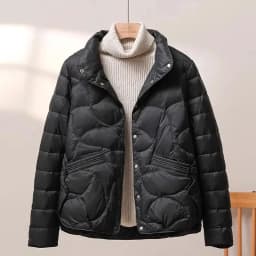 New Women Down Cotton Jacket 2025 Winter Temperament Elegant Female Coat Comfortable Loose Ladies Cotton Padded Outerwear
