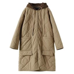 Winter New Literature and Art Large Lingge Hooded Cotton Jacket Women's Loose Relaxed Medium length Cotton Jacket Female Parka