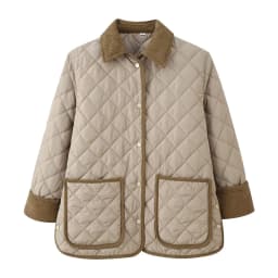 KADUWAKI European and American Style Fashion Multicolor Quilted Cotton Jacket Casual Stitching Long Sleeve Cotton Coat Outerwear
