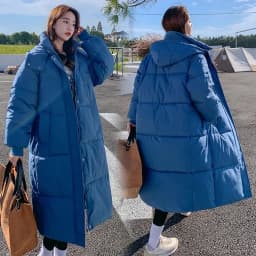 2026 New Winter Women Jacket Warm Parkas Female Thicken Puffer Coat Cotton Padded Parka Long Hooded Outwear Loose Women Snow Jac