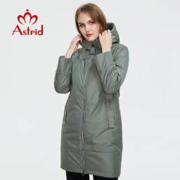 Astrid 2022 New winter jacket Mid-length Hooded Design Oversize Fashion Women's down jacket warm Parka Women Coat AM-9726