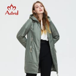 Astrid 2022 New winter jacket Mid-length Hooded Design Oversize Fashion Women's down jacket warm Parka Women Coat AM-9726