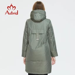 Astrid 2022 New winter jacket Mid-length Hooded Design Oversize Fashion Women's down jacket warm Parka Women Coat AM-9726