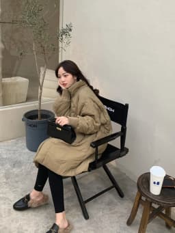 Loose Women's Cotton Jacket 2026 New Style Casual Fashion Hong Kong Style Mid-Length Korean Version Thickened Polyester Fill