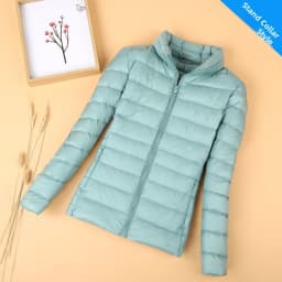 Lightweight Ultra-Thin down Cotton Jacket Women's Short Style Korean Version Autumn Winter New Fashion Slim Fit Large Size Coat