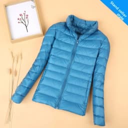 Lightweight Ultra-Thin down Cotton Jacket Women's Short Style Korean Version Autumn Winter New Fashion Slim Fit Large Size Coat