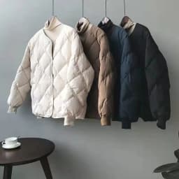 Korean Style Quilted Cotton Jacket Women's Short Padded Coat Loose Baseball Bread Thick Outerwear for Winter Season
