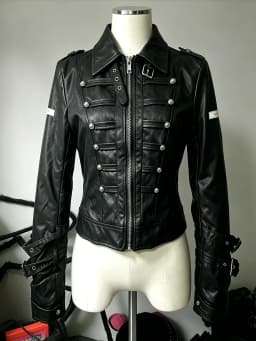 2000s Aesthetic Y2k Gothic Coat Women Vintage Harajuku Long Sleeve Streetwear Jackets 2025 Autumn New Slim Fit Tops Outerwear