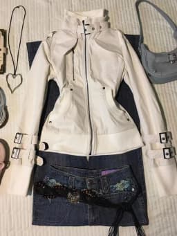 2000s Aesthetic Y2k Gothic Coat Women Vintage Harajuku Long Sleeve Streetwear Jackets 2025 Autumn New Slim Fit Tops Outerwear