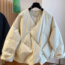 Ladies Down Cotton Jacket 2025 Loose Casual Advanced Women's Winter Parka Coat Design Sense Comfortable Female Outerwear