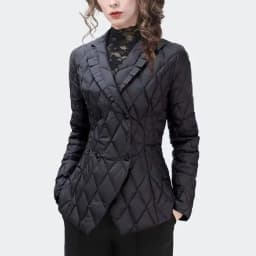New Light Thin Winter Clothes Cotton-padded Jacket Ladies High-end Fashion Slim Short Ruffled Suit Parkas Coat Female Overcoat
