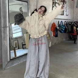 2024 New Pleated Autumn Winter Parkas Korean Sweet Bow Appliques Fashion Popular Y2k Aesthetic Coats Harajuku Girl Clothes