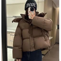 Ladies Short Down Cotton Jacket Women Winter Coat Jackets Warm Down Cotton Parkas New Fashion Hooded Loose Lady Bread Coats