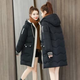 2023 Winter Women Jacket Coats Long Parkas Female Down cotton Hooded Overcoat Thick Warm Jackets Windproof Casual Student Coat