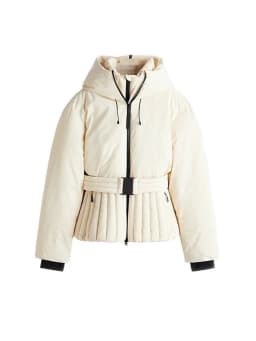 Fashion Cotton Belt Jacket Women Thicken Pleated Long Sleeve Stand Collar Zippers Female Outwear 2026 Winter Lady Ski Coats