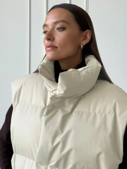 Bornladies Women's Cotton Vest Jacket Autumn Winter Thicken Warm Loose Casual Vest Parkas Jacket Sleeveless Cotton Clothing