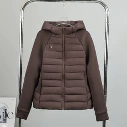 2026 Fashion Patchwork Cotton-padded Coat Women's Short Parka Autumn Winter Hooded Light-thin Spliced Jacket Lady Slim Outerwear