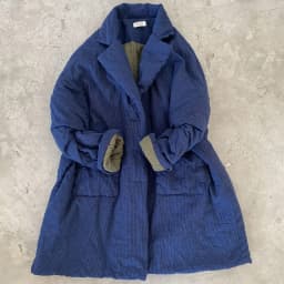 Johnature Women Chinese Style Linen Parkas Turn-down Collar Long Sleeve Winter Coats 2025 Button Vintage Women Striped Parkas