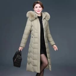 Middle Aged Mother Down Cotton Jacket 6XL Winter Oversized Thick Hooded Coat Windproof Rainproof Female Warm Long Parka Overcoat