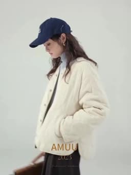 2026 Autumn Winter Female New Commuter Simple Fashion Slim Warm Cotton-Padded Jacket Women Celebrity Age-Reducing Foreign Coat