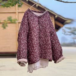 Johnature Women Chinese Style Ramie Parkas O-Neck Long Sleeve Button Coats 2025 Winter New Vintage Women Parkas