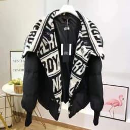 Women Large Size Coat 2026 Autumn Winter New Item Korean Retro Jacket Women's Clothing Splicing Fake Two-piece Cotton Jackets