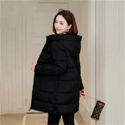 Winter Coat 2022 New Parka Female Mother Wear Cotton-Padded Jacket Women's Long And Fat MM Loose Thick Down Coat Hooded Size 6XL