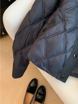 2026 Fashion Solid Casual Rhomboid Thicken Warm Women Parkas Winter Single Breasted Vintage Jackets Y2K All Match Loose Coats