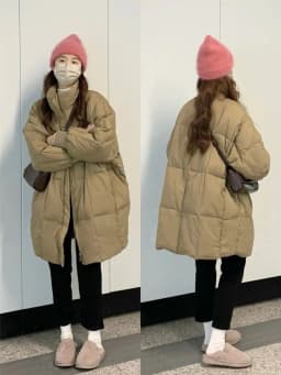 Women Winter Cotton Padded Jacket 2025 New Warm Thick Long Parka Coat Korean Women Loose Lapel Winter Outwear Women Cotton Coat
