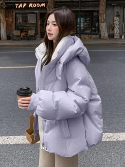 2026 Women Clothing Short Cotton Coat Winter New Style Loose Fit Thickened Petite Cotton Jacket Cold Protection Bread Parkas